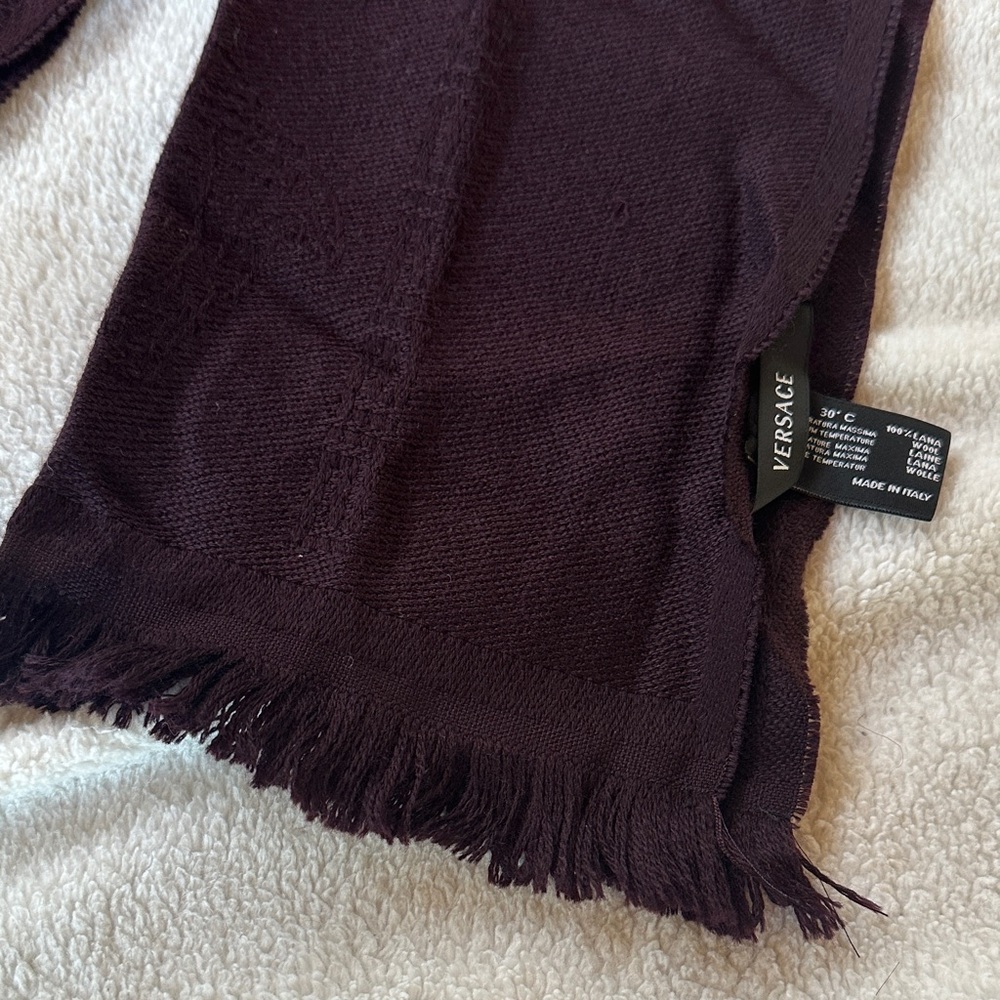 Versace Rich Plum Scarf